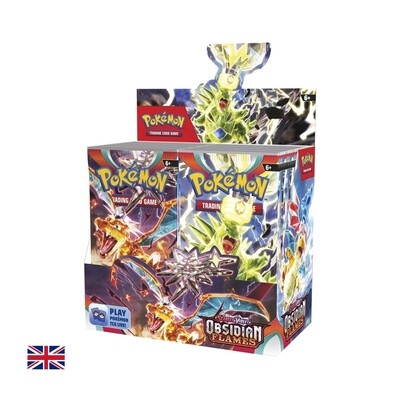Caja de 36 sobres Pokémon Obsidian Flames - Inglés