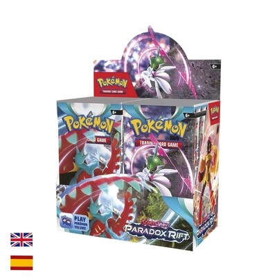 Caja de 36 sobres Pokémon Paradox Rift y Brecha Paradójica
