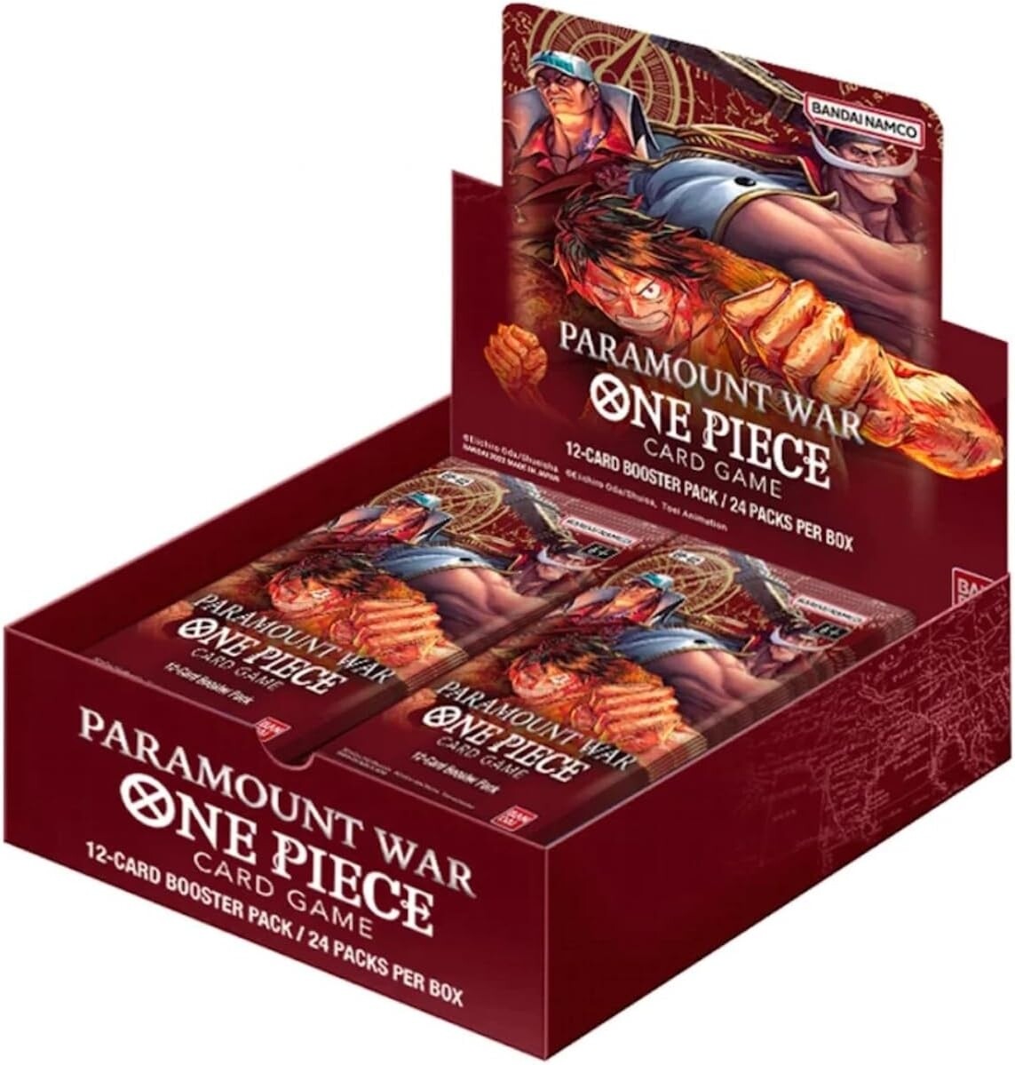 Caja de 24 sobres One Piece Card Game - Paramount War OP02
