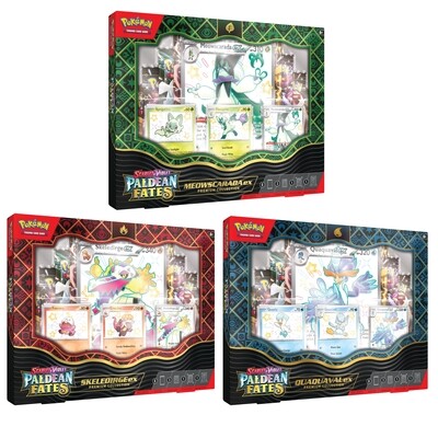 Premium Collection Pokémon Paldean Fates y Destinos de Paldea