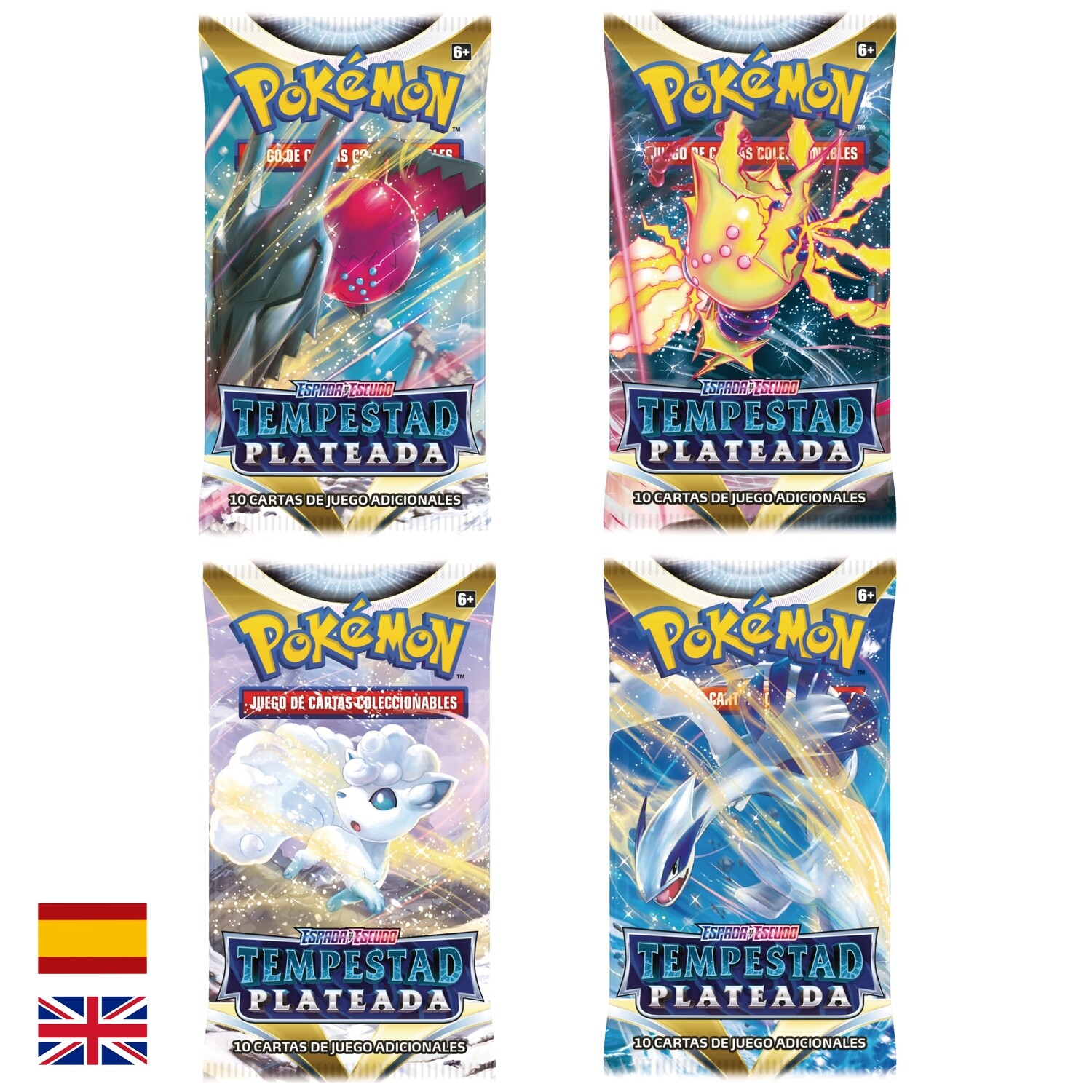 Sobres Pokémon Tempestad Plateada y Silver Tempest