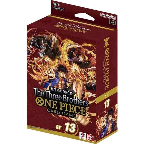 Ultra Deck The Three Brothers ST13 One Piece Card Game 