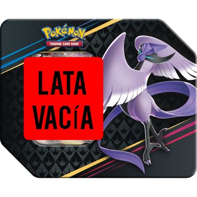 Lata Pokémon Crown Zenith Articuno  *Lata vacía*
