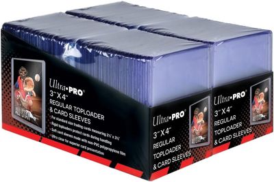 Ultra Pro - 3&quot; x 4&quot; Regular 200 Toploader &amp; 200 Card Sleeves