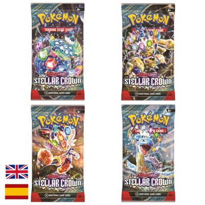 Sobres Pokémon Stellar Crown y Corona Astral