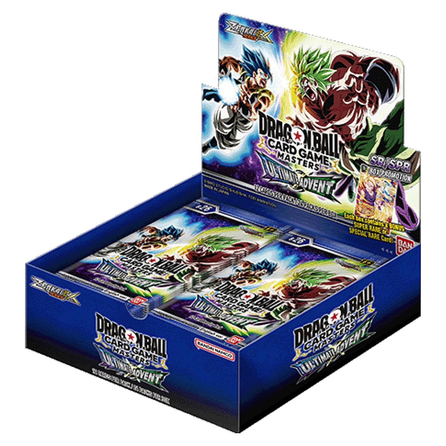 Caja de 24 sobres Ultimate Advent B26 Dragon Ball Super Card Game Masters