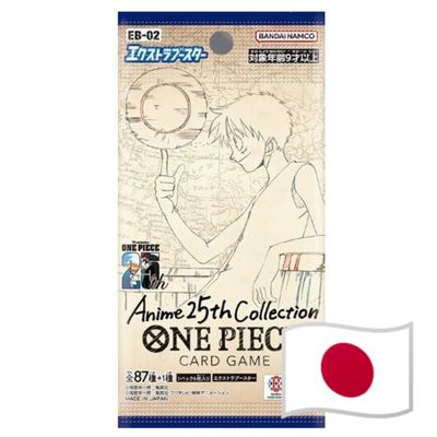 Sobre Anime 25th Collection - One Piece Card Game   EB-02   Japonés
