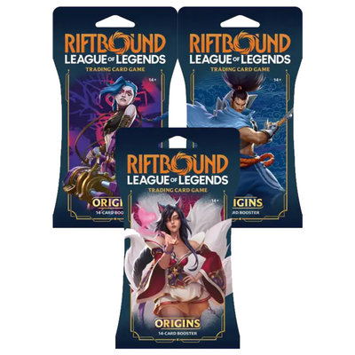 Sobre emblistado Origins Riftbound: League of Legends TCG