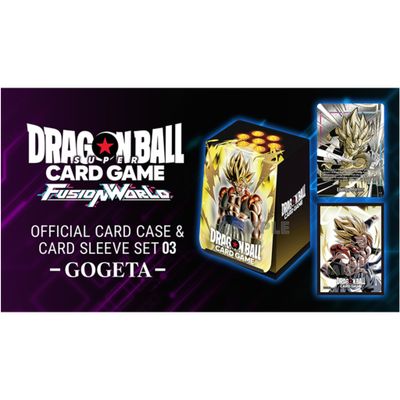 Official Card Case and Card Sleeves Set 03 - Gogeta - Dragon Ball Super Card Game Fusion World