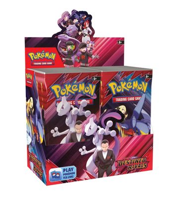 Caja 36 sobres Pokémon Destined Rivals y Rivales Predestinados
