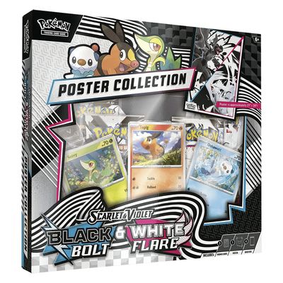 Unova Poster Collection Pokémon White Flare - Black Bolt y Llama Blanca - Fulgor Negro