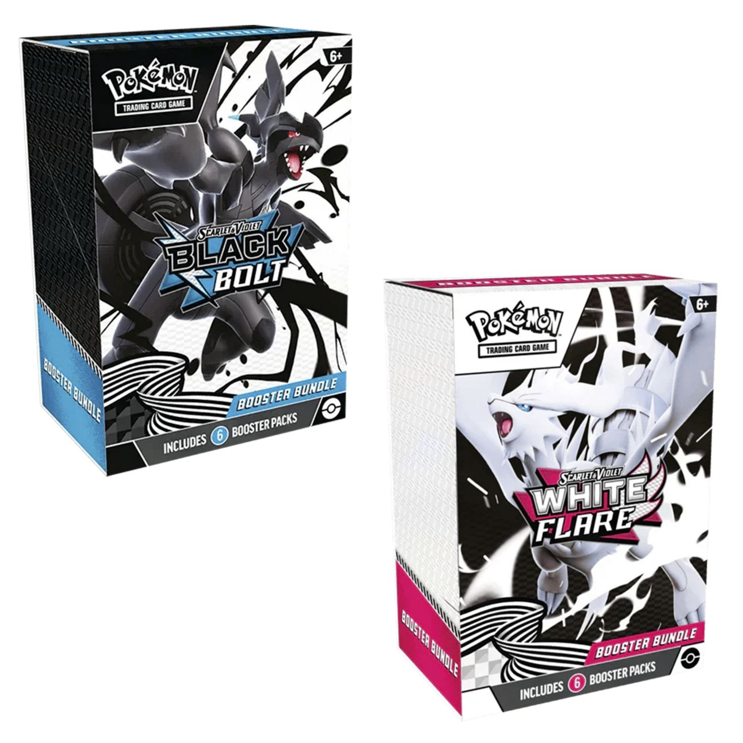 Booster Bundle Pokémon White Flare - Black Bolt y Llama Blanca - Fulgor Negro