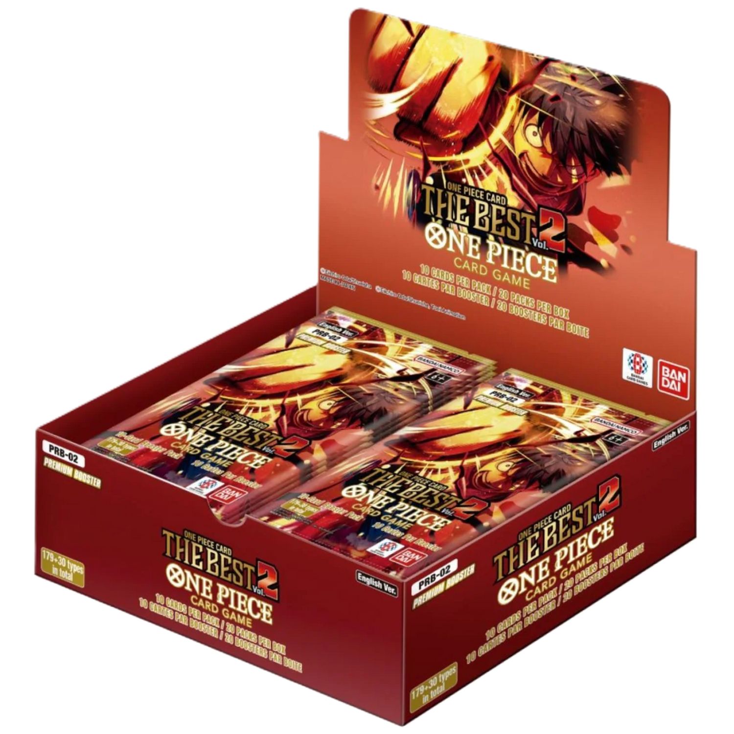 The BEST Vol.2 Premium Booster Display - One Piece Card Game PRB-02