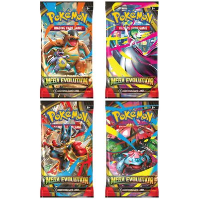 Sobres Mega Evolution y Mega Evolución