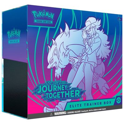 Elite Trainer Box Pokémon Journey Together y Juntos de Aventura