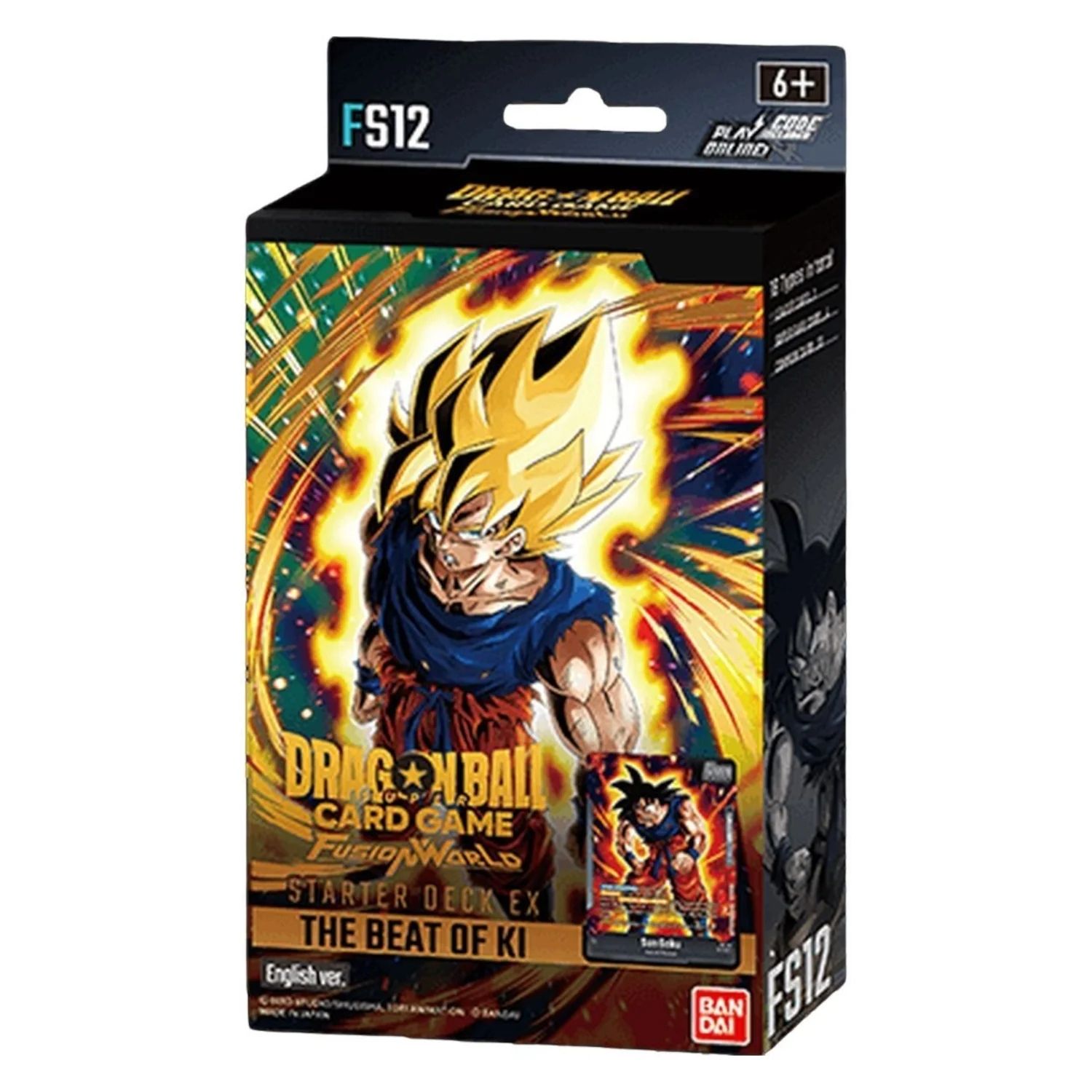 Starter Deck EX The Beat of Ki FS12 - Dragon Ball Super Card Game Fusion World 