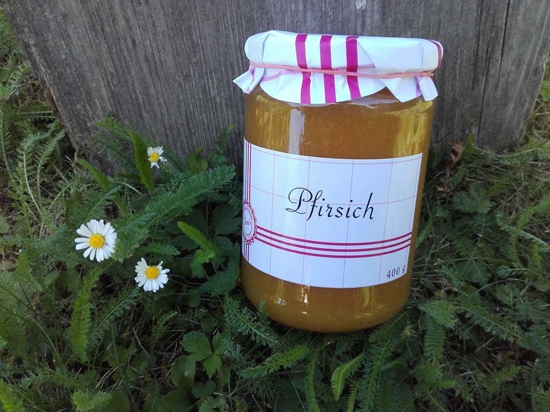 Pfirsich Fruchtaufstrich