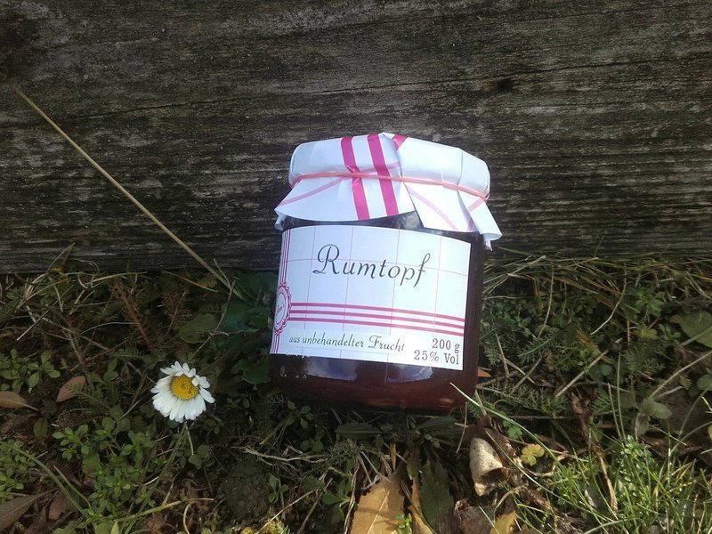 Rumtopf Fruchtaufstrich