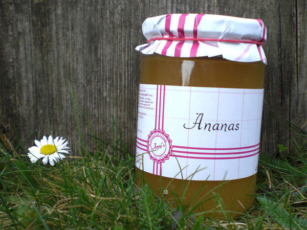 Ananas Fruchtaufstrich