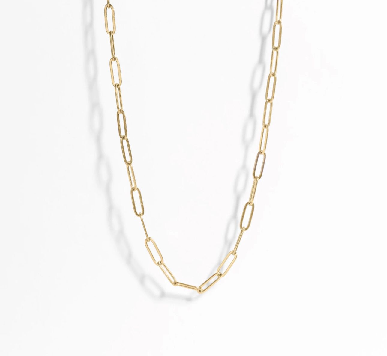Paper clip necklace