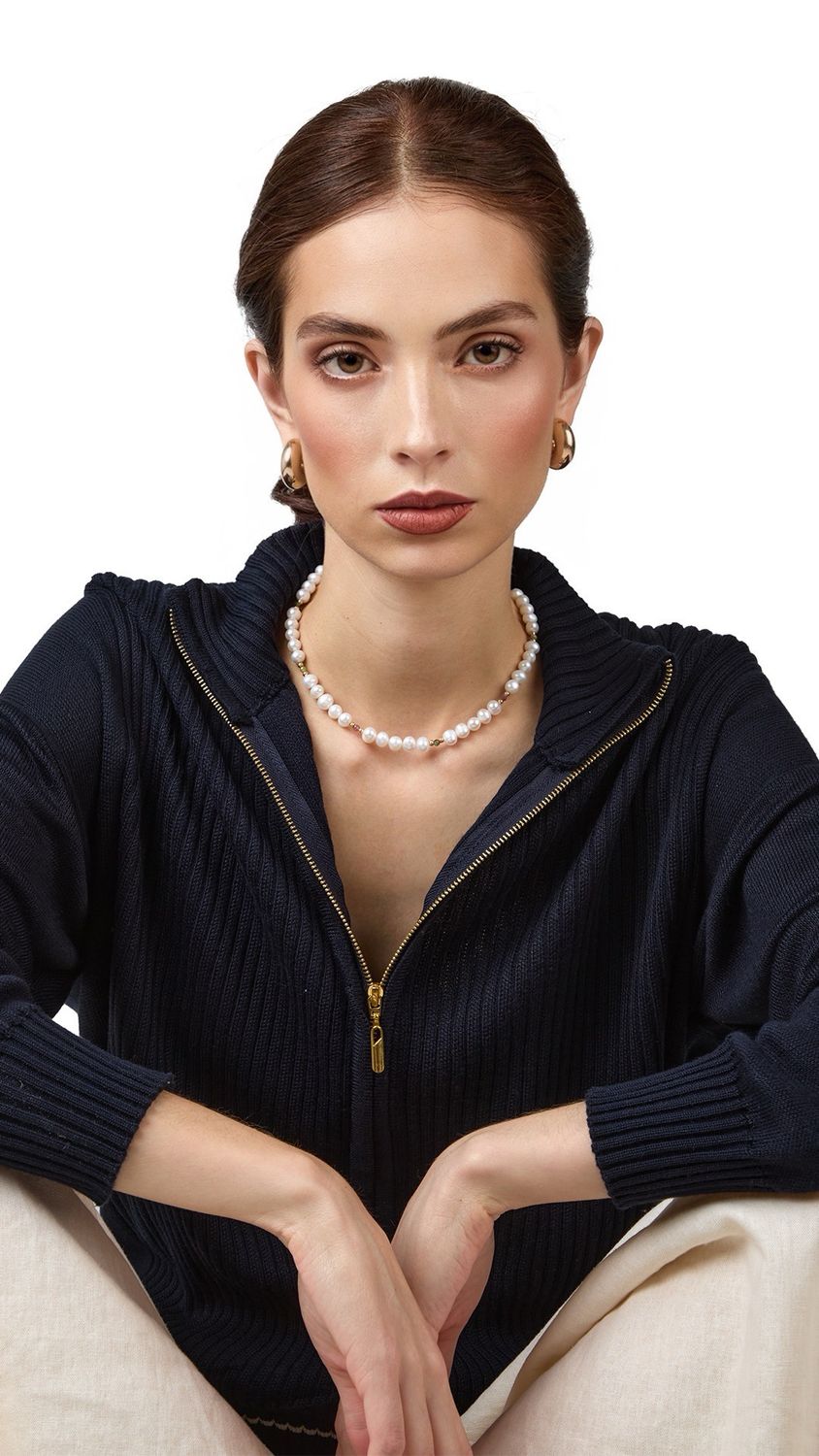Belen tourmaline pearls necklace