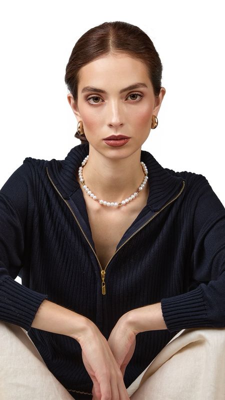 Belen tourmaline pearls necklace