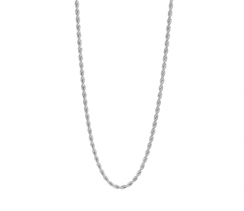 Silver Rope Necklace