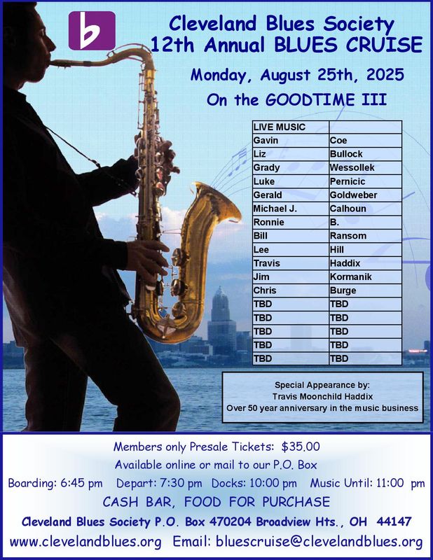 2025 Blues Cruise MEMBERS ONLY TICKETS