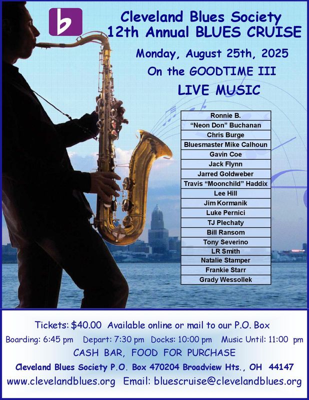 2025 Blues Cruise  TICKETS