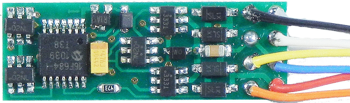 N14SR, narrow generic decoder, 1 Amp, 4 functions N14SR, narrow generic decoder, 1 Amp, 4 functions