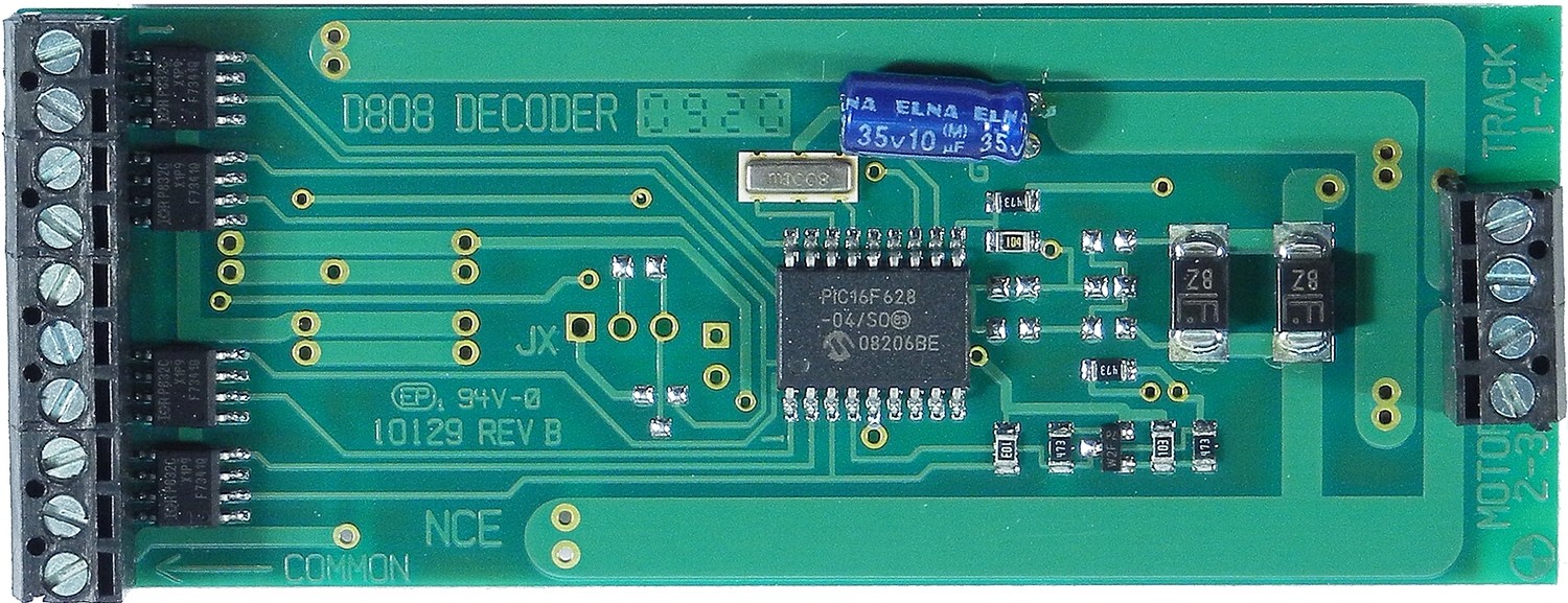 D808 decoder 8 Amp, 8 Functions D808 decoder 8 Amp, 8 Functions