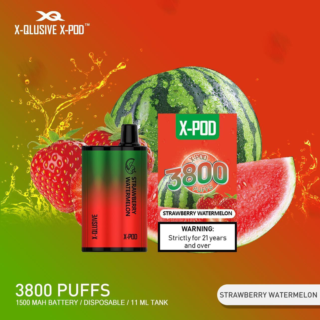 XPOD Strawberry Watermelon