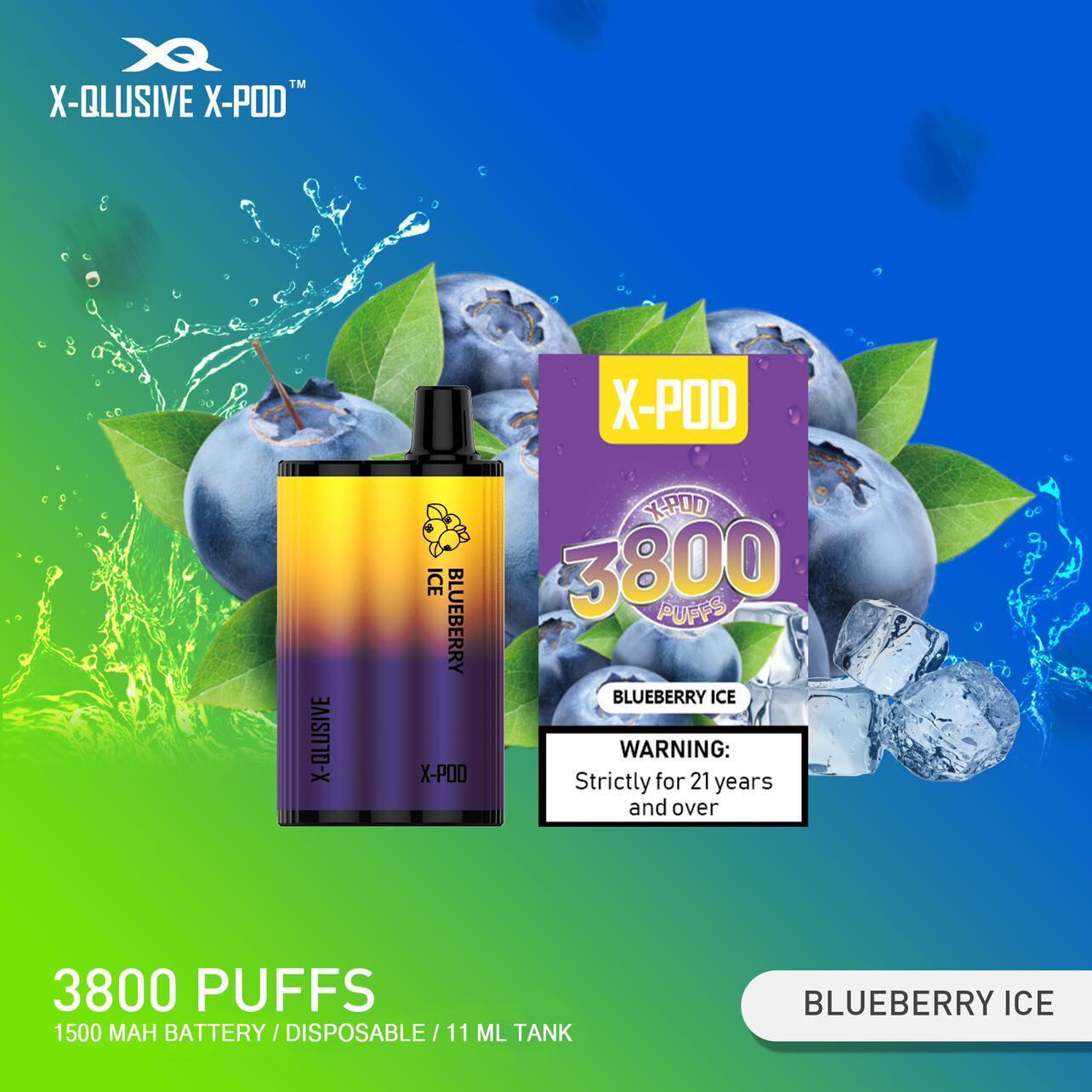 XPOD Blueberry Ice