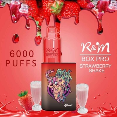 R and M BOX PRO 6000 Strawberry Shake
