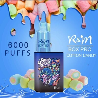 R and M BOX PRO 6000 Cotton Candy