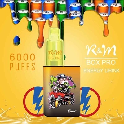 R and M BOX PRO 6000 Energy Drink