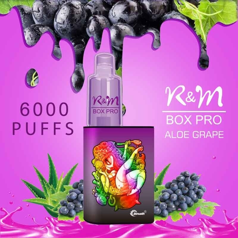R and M BOX PRO 6000 Aloe Grape