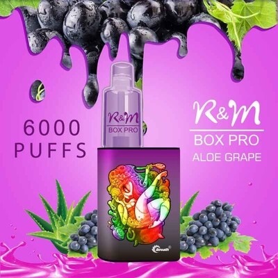 R and M BOX PRO 6000 Aloe Grape