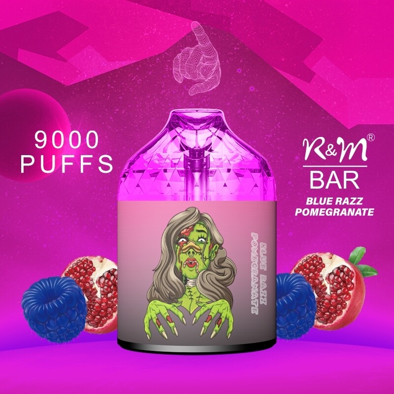 Random Bar 9000 Blue Razz Pomegranate