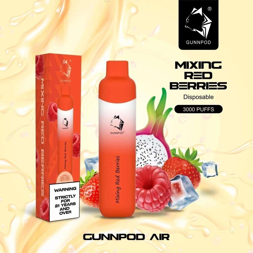 Gunnpod Air 3000 - Mixed Red Berries