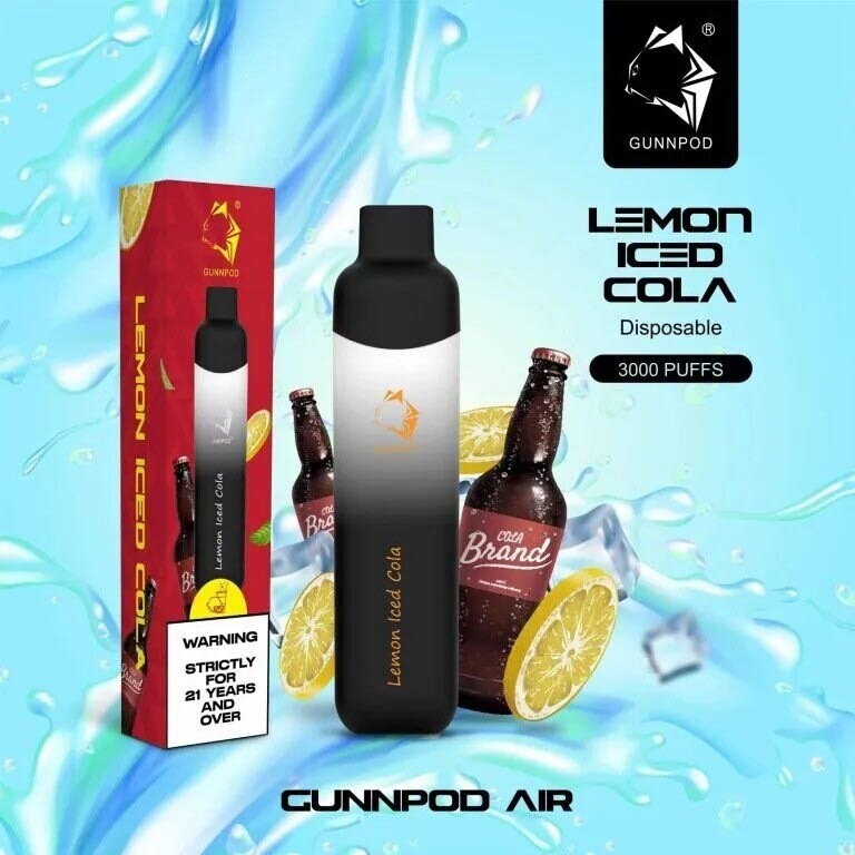 Gunnpod Air 3000 - Lemon Iced Cola