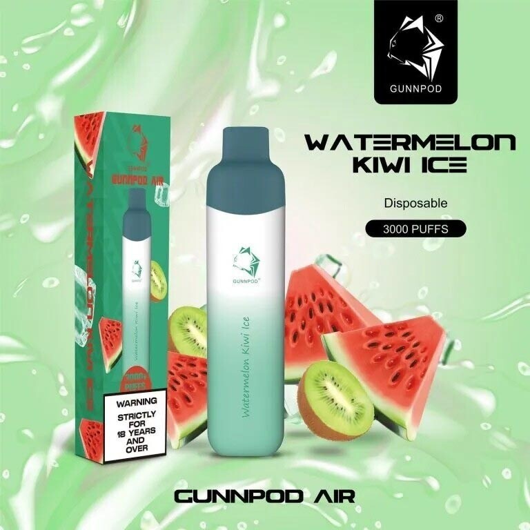 Gunnpod Air 3000 - Watermelon Kiwi Ice