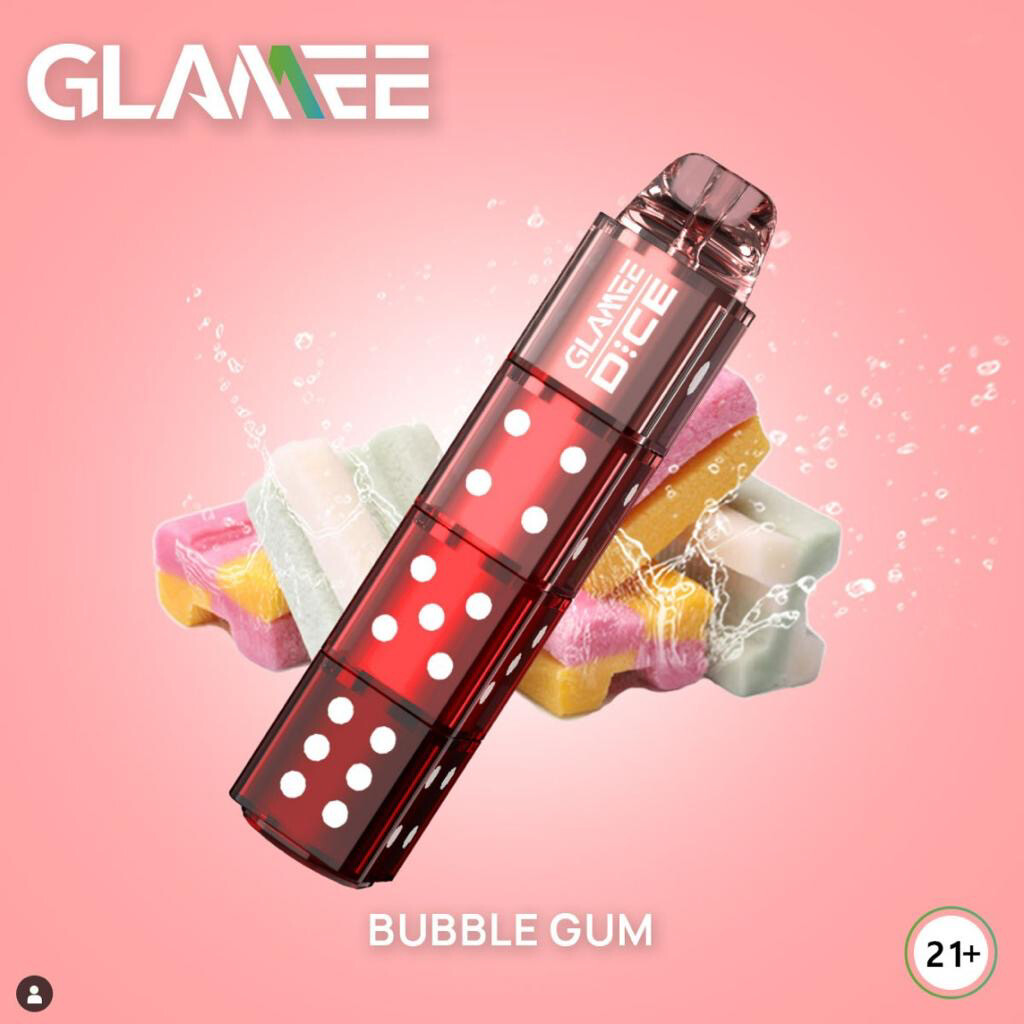 Glamee Dice bubble gum