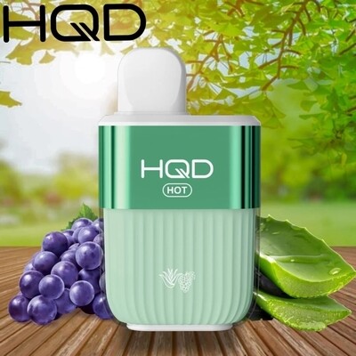HQD HOT 5000 - Aloe Grape