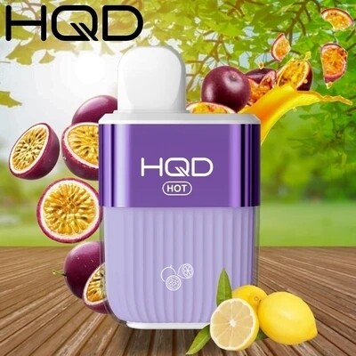 HQD HOT 5000 - Lemon Passion Fruit