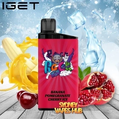 IGET Bar 3500 - Banana Pomegranate Cherry Ice