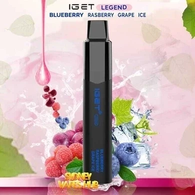 IGET Legend - Blueberry Raspberry Grape Ice