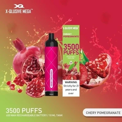 X-qlusive Mega 3500 - Cherry Pomegranate
