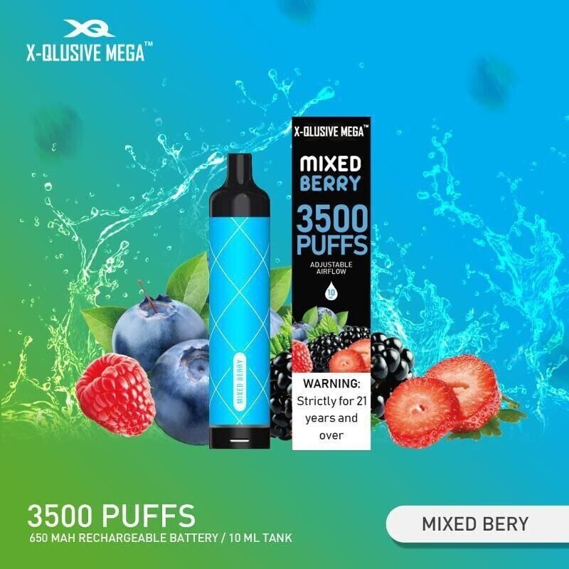 X-qlusive Mega 3500 - Mixed berry  
