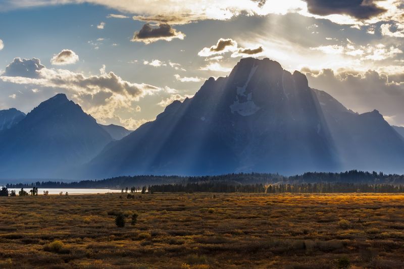 Mt. Moran Sun Bath